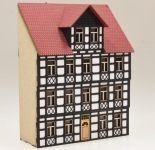 Die Modellbahnwerkstatt 1924 - H0 - Halbrelief Harzer Stadt-Fachwerkhaus, dreistöckig